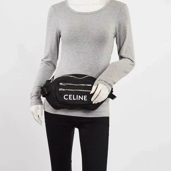 Celine Black Nylon Trekking Large Belt Bag - Picture 2 of 12